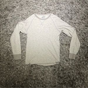 Light-Tan American Eagle Long Sleeve Shirt